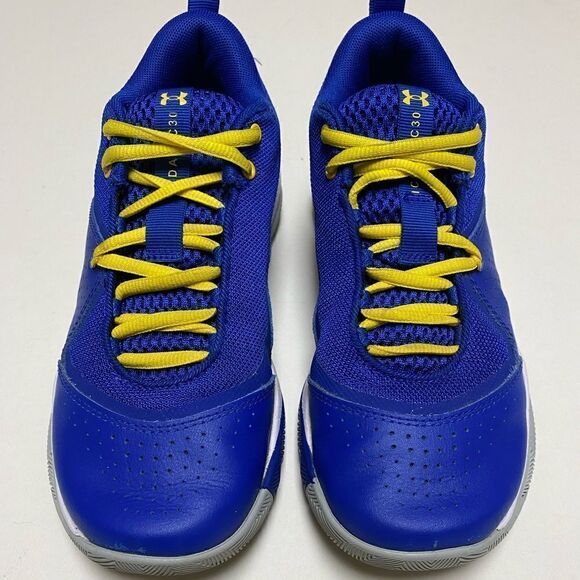 Under Armour Youth Blue SC 3Zero IV Basketball Sneakers Sz 5.5Youth/6.5 Women - Picture 2 of 16